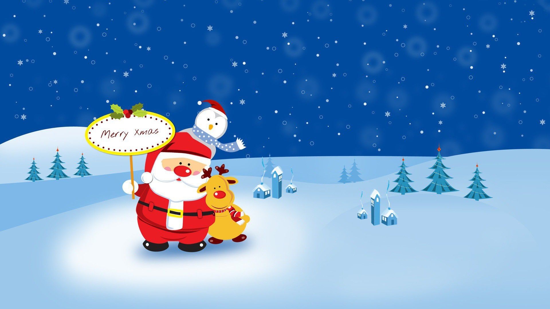 Cute Cartoon Christmas Wallpapers