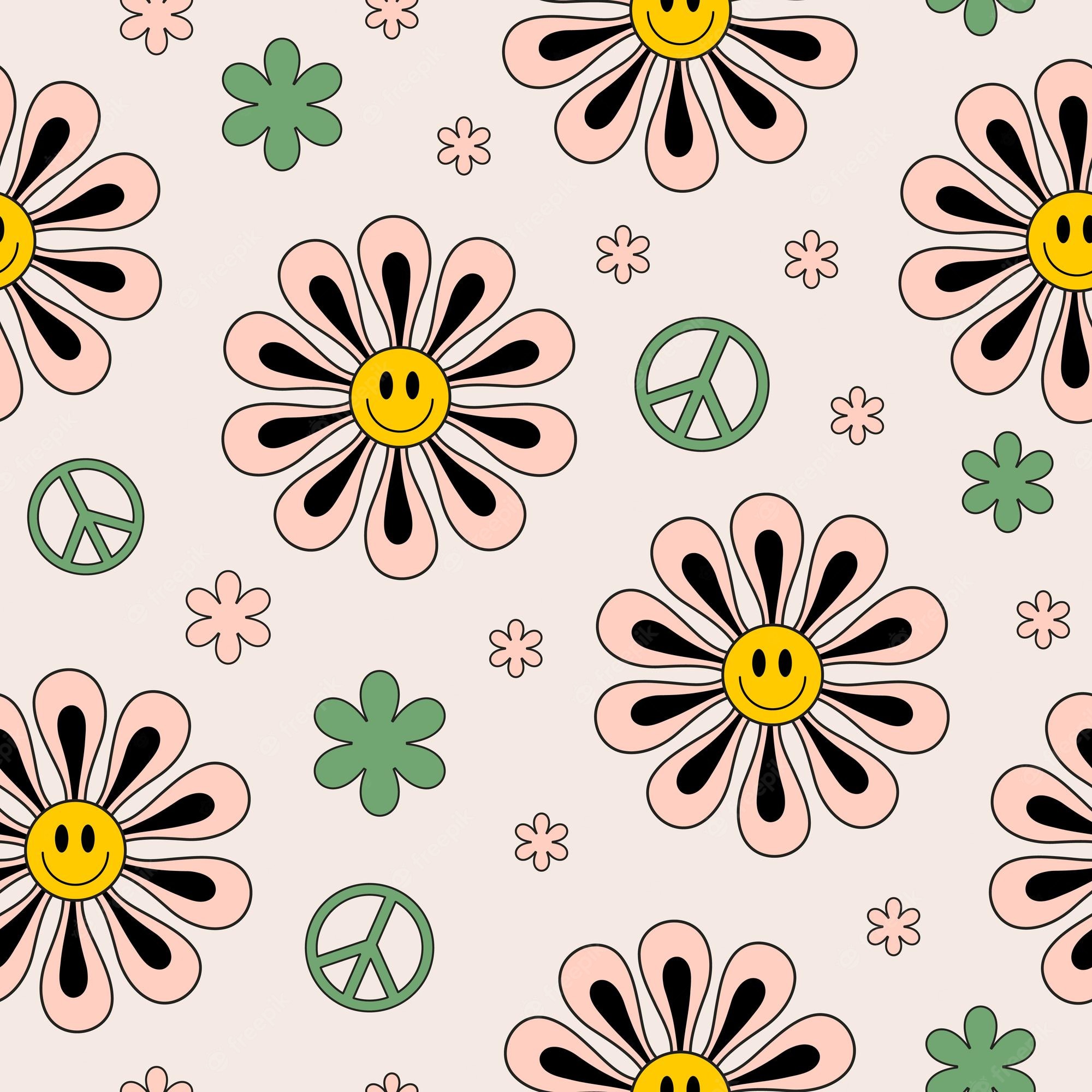 Cute Cartoon Flower Wallpapers