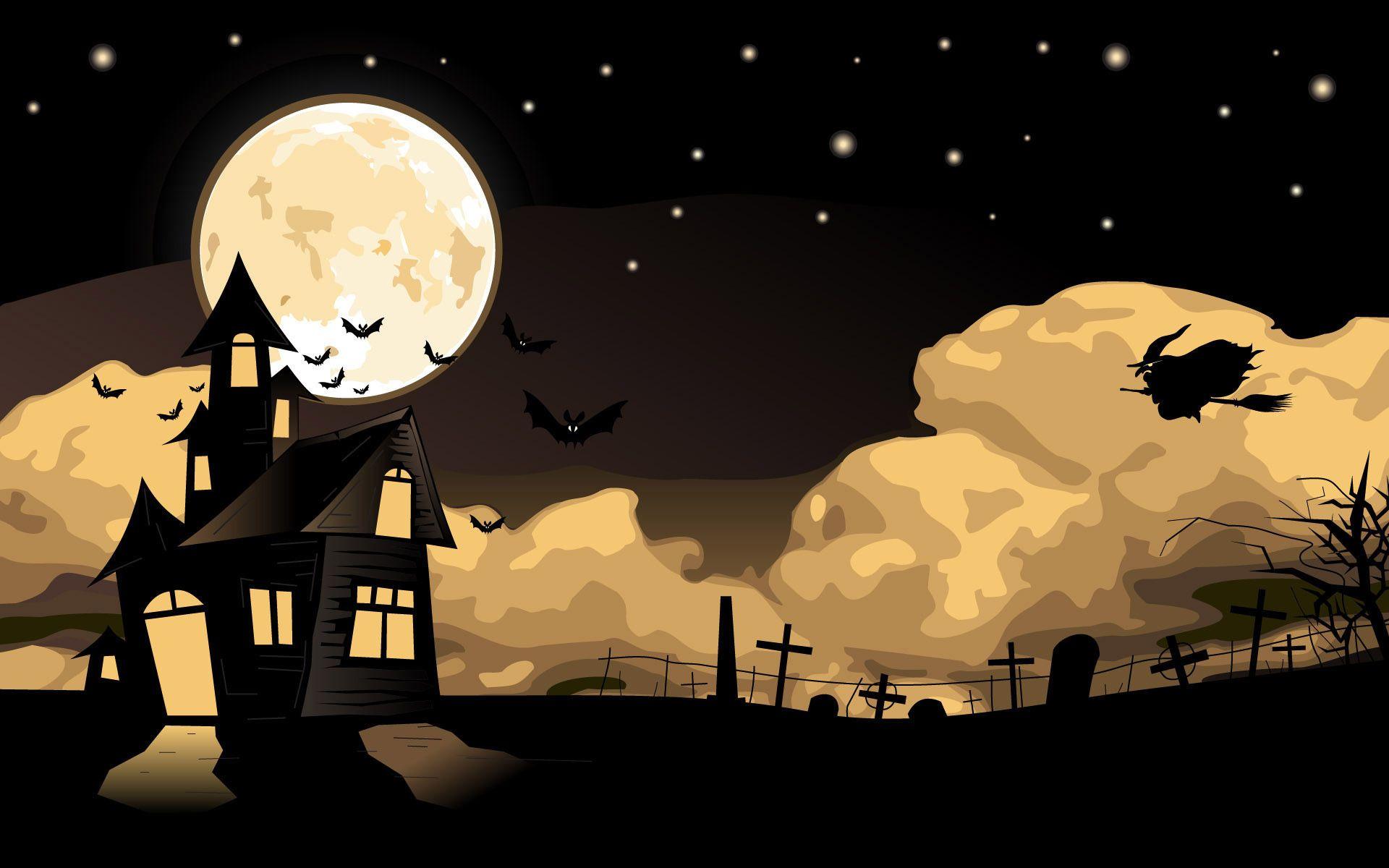 Cute Cartoon Happy Halloween Wallpapers