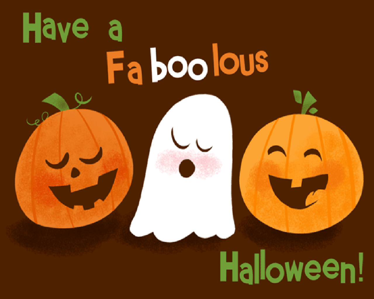 Cute Cartoon Happy Halloween Wallpapers