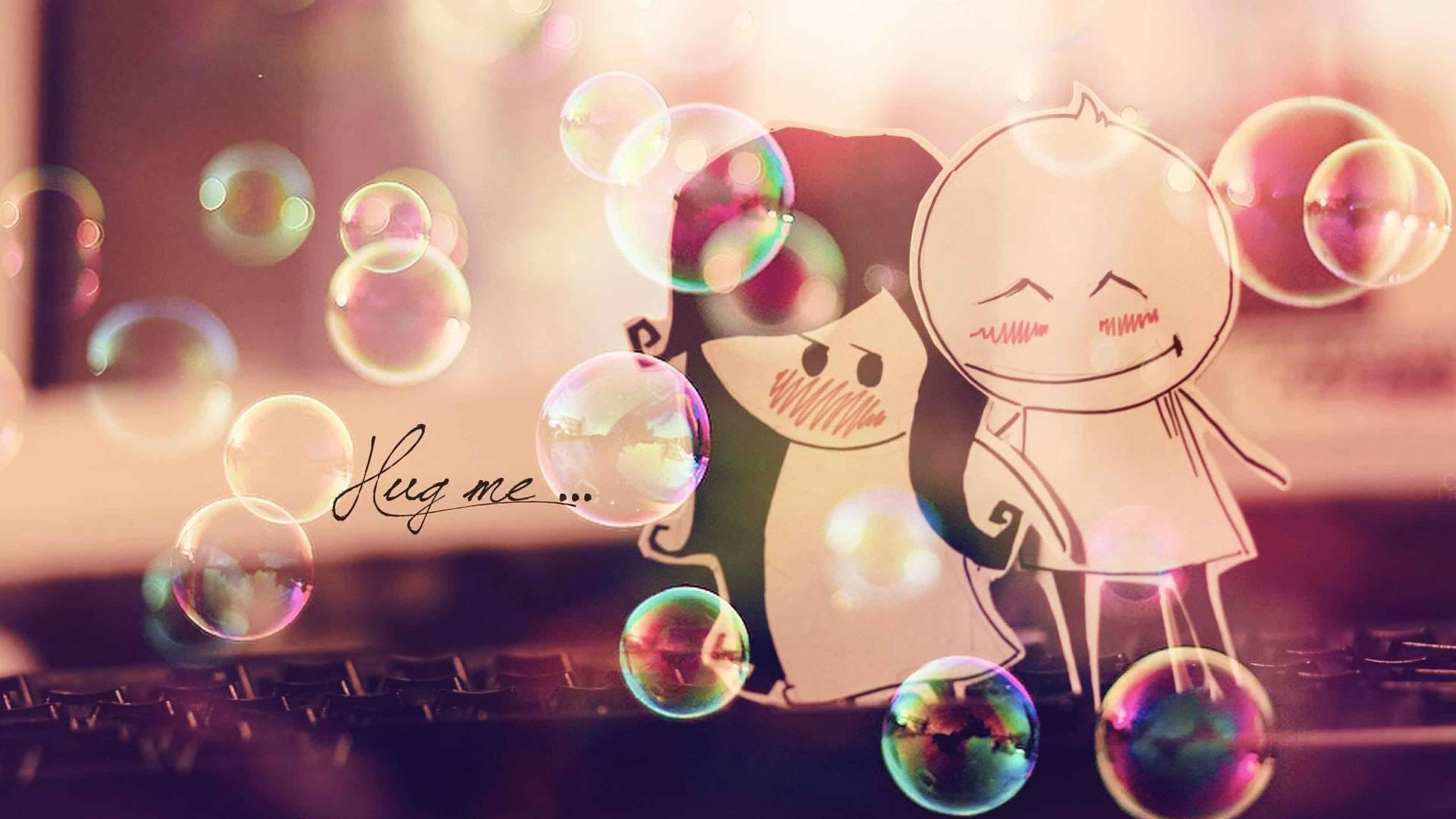 Cute Cartoon Love Couple Wallpaper Wallpapers