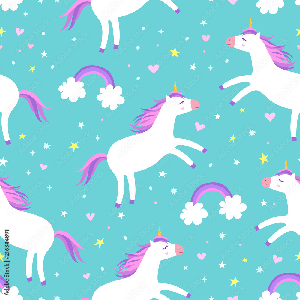 Cute Cartoon Unicorn Wallpapers