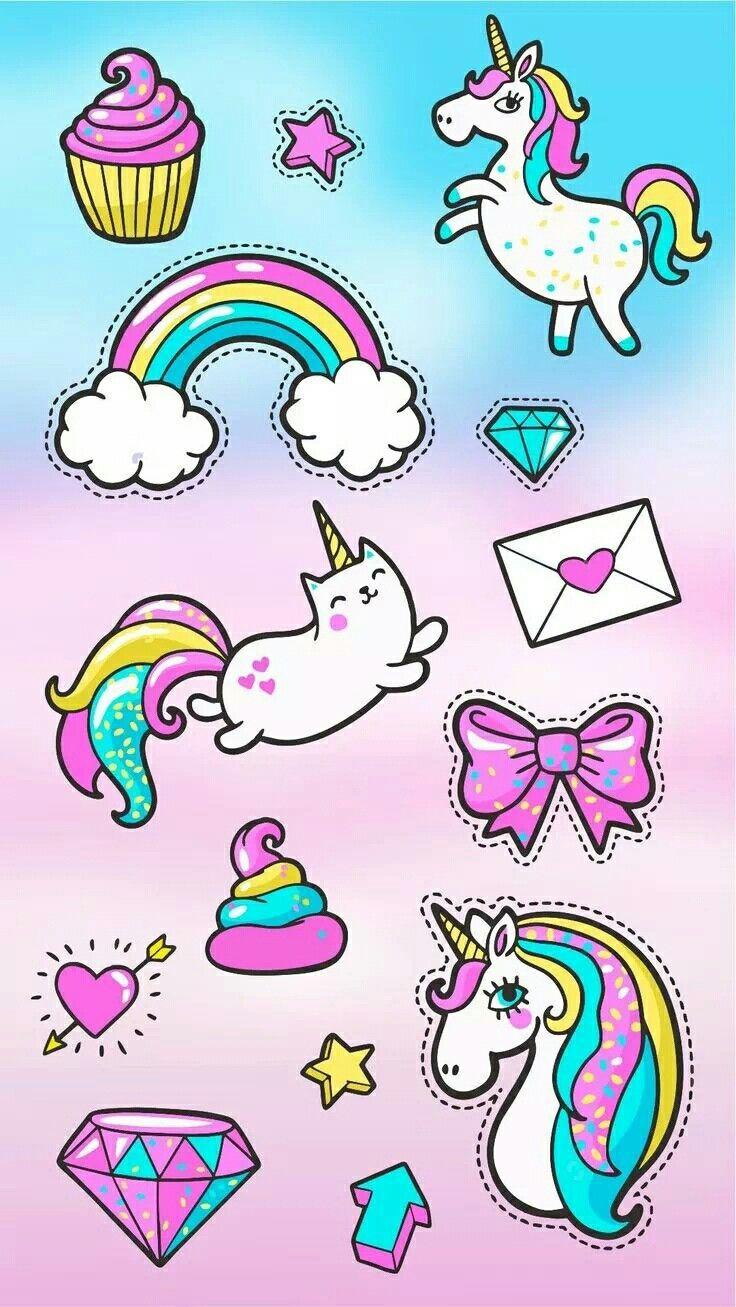 Cute Cartoon Unicorn Wallpapers Wallpapers