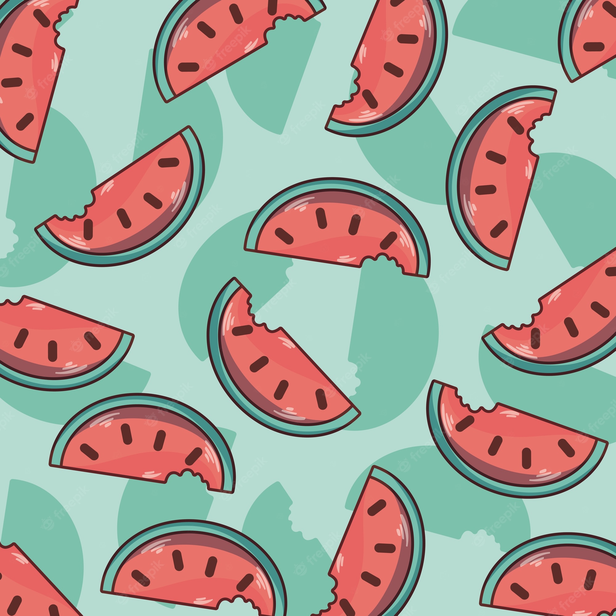 Cute Cartoon Watermelon Wallpapers