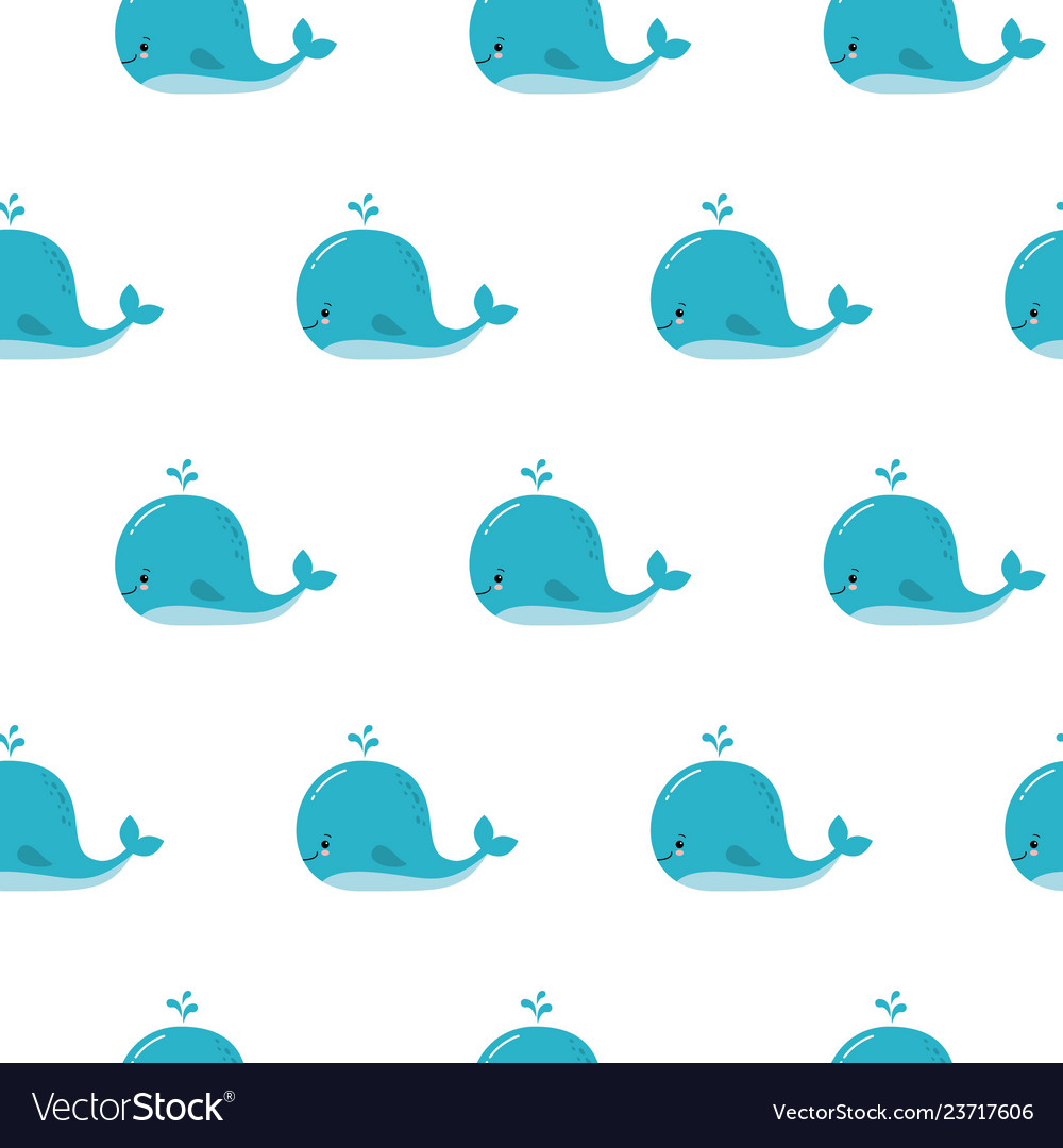 Cute Cartoon Whale Wallpapers