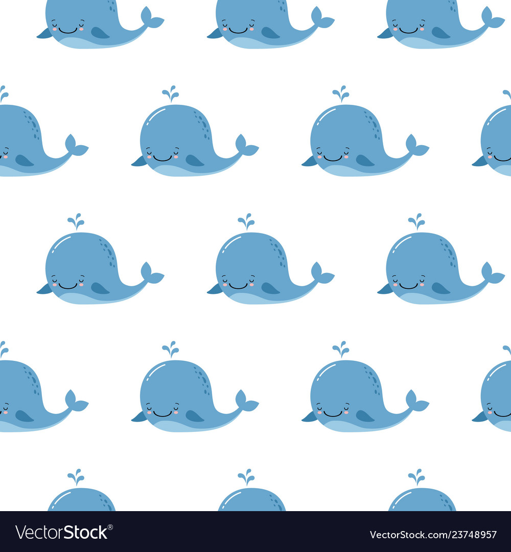 Cute Cartoon Whale Wallpapers