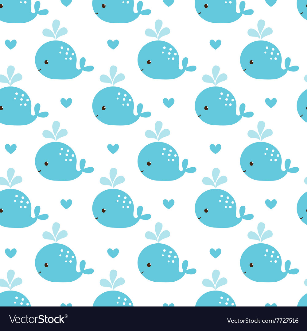 Cute Cartoon Whale Wallpapers