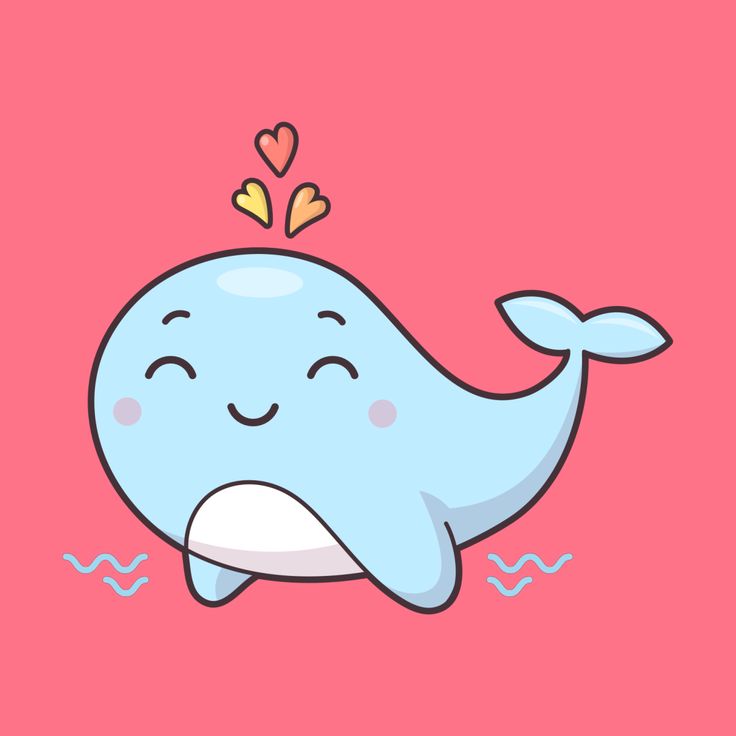 Cute Cartoon Whale Wallpapers