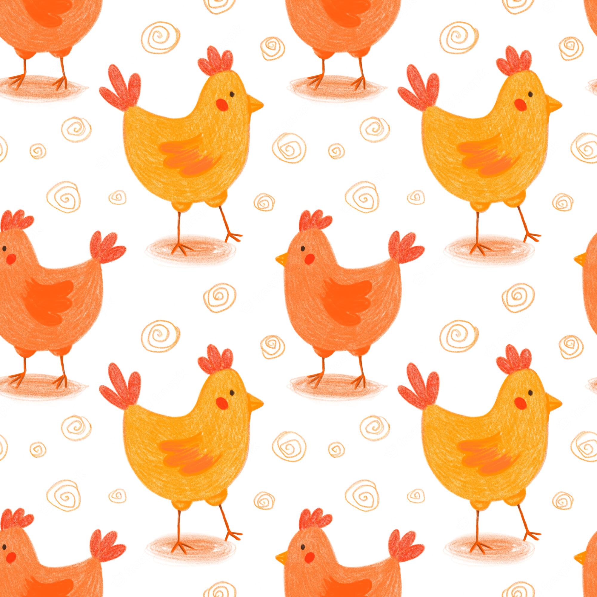 Cute Chicken Art Wallpapers