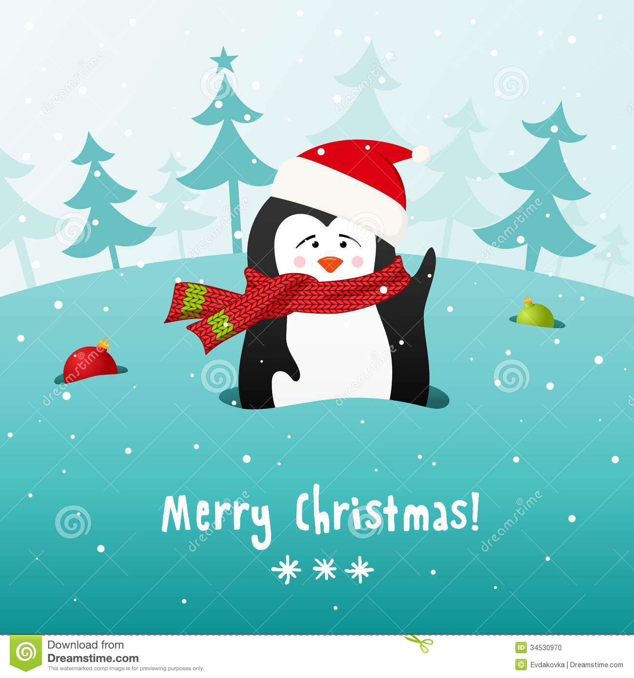 Cute Christmas Penguin Wallpapers