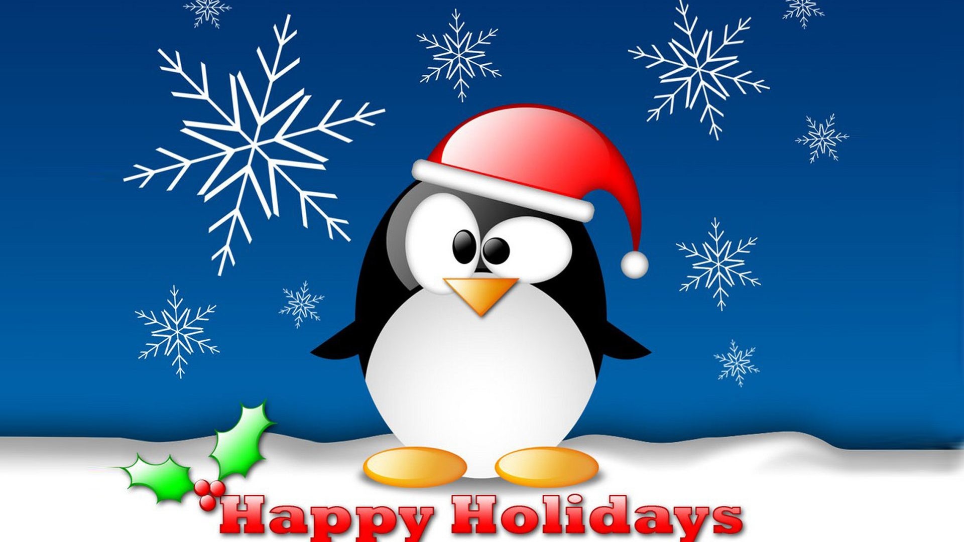 Cute Christmas Penguin Wallpapers