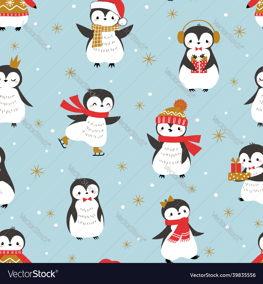 Cute Christmas Penguin Wallpapers Wallpapers