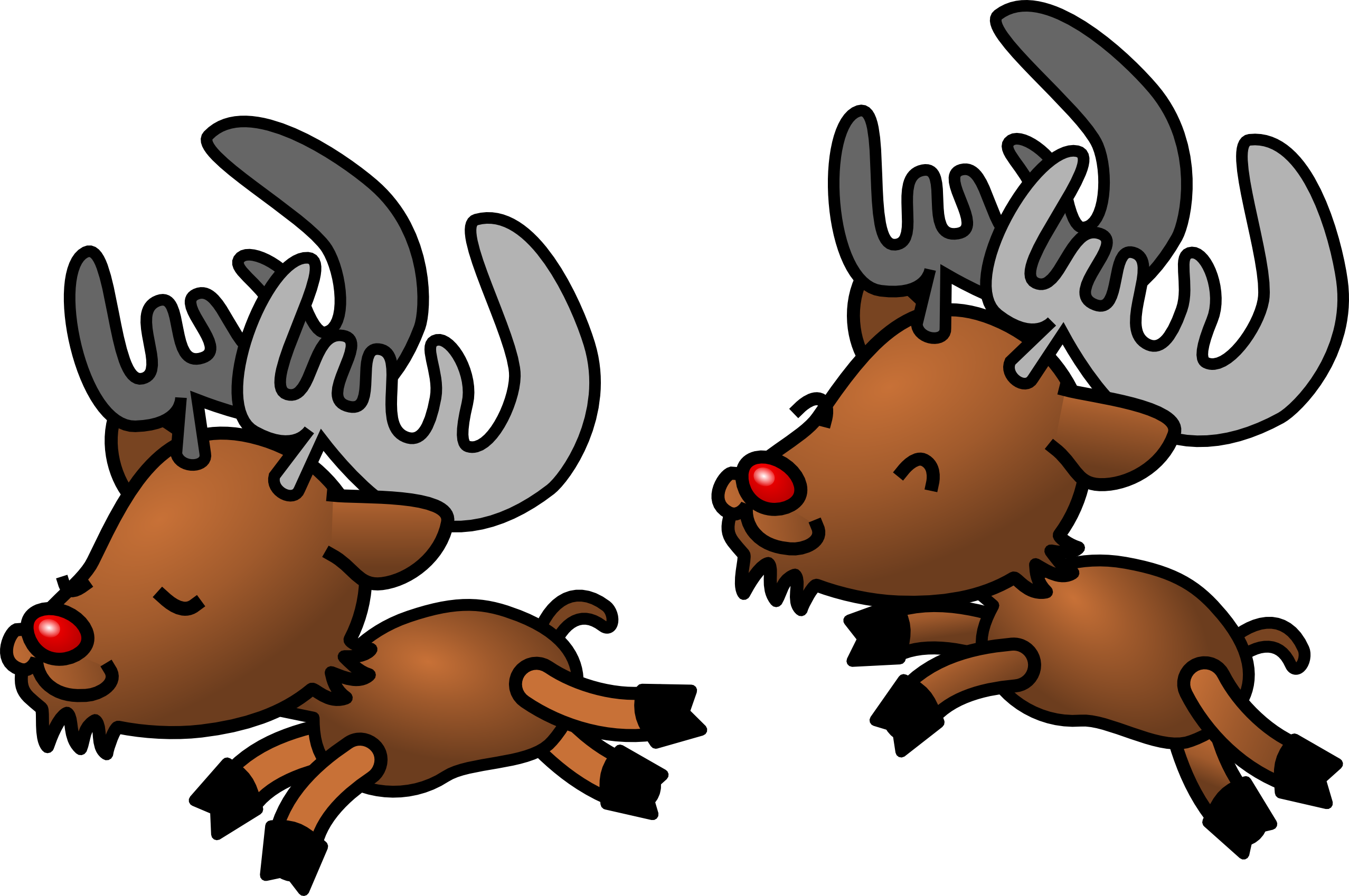 Cute Christmas Reindeer Wallpapers