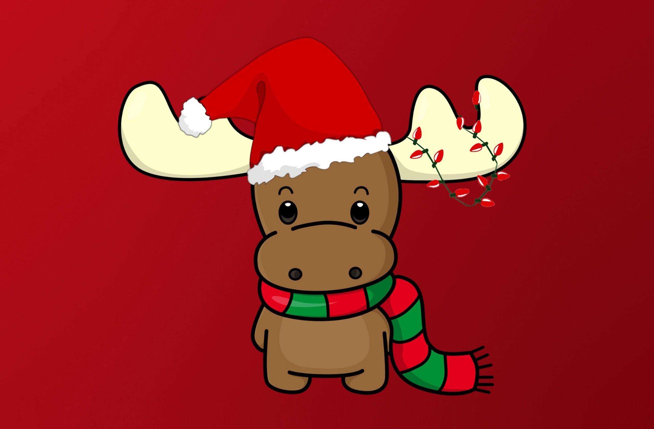 Cute Christmas Reindeer Wallpapers