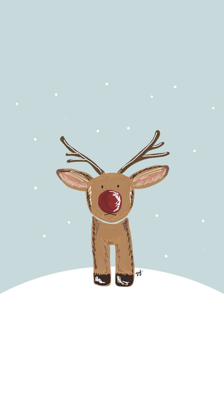 Cute Christmas Reindeer Wallpapers