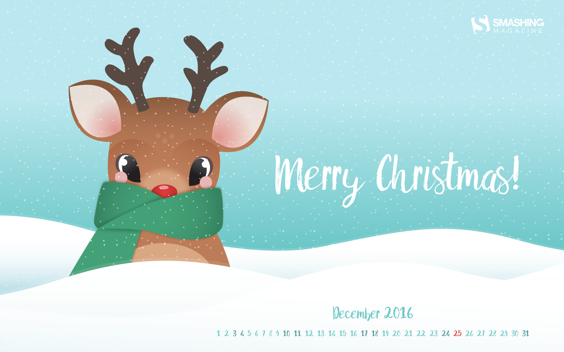 Cute Christmas Reindeer Wallpapers