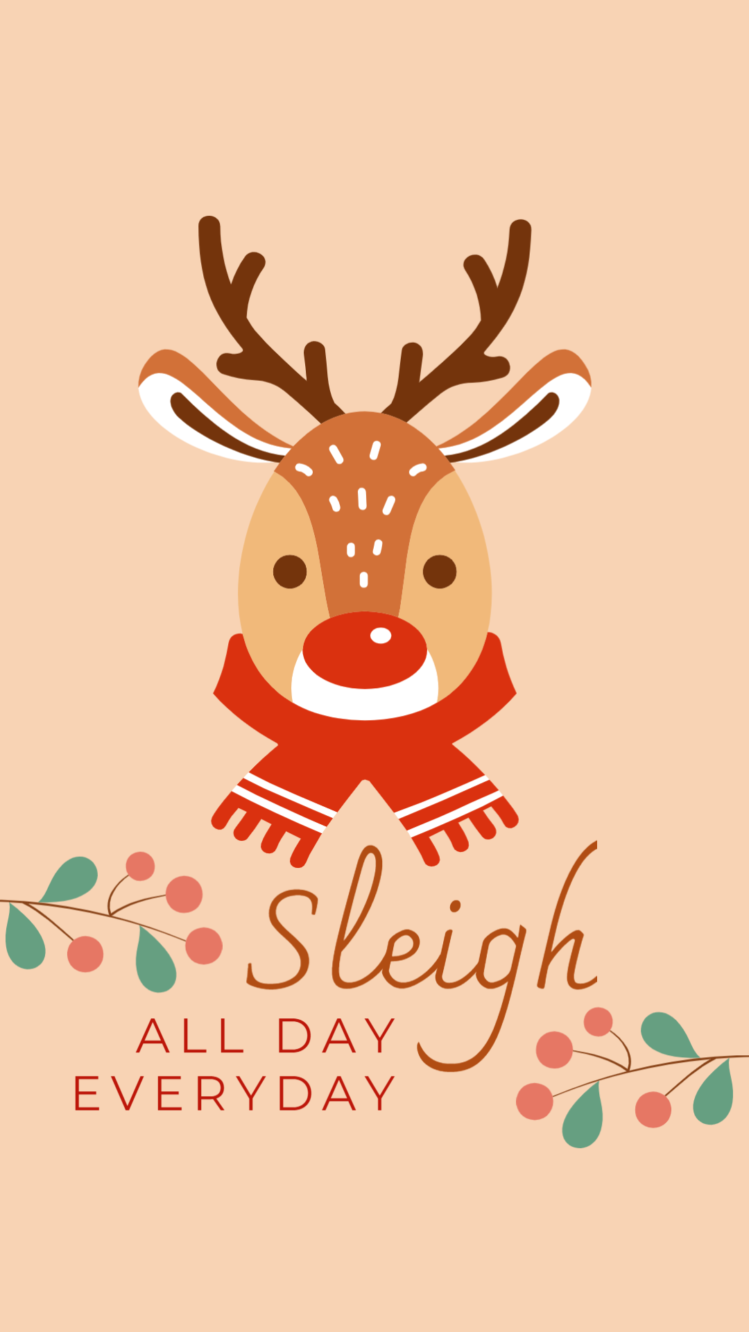 Cute Christmas Reindeer Wallpapers