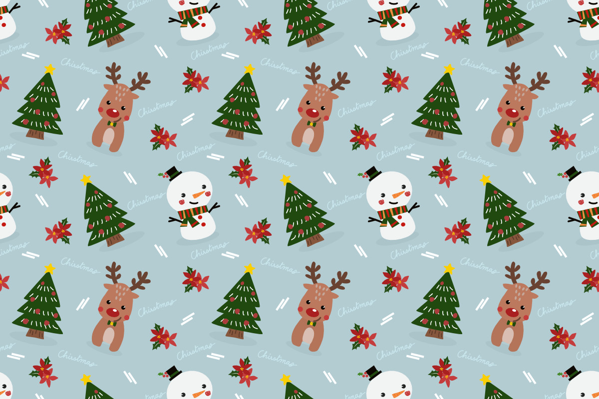 Cute Christmas Reindeer Wallpapers