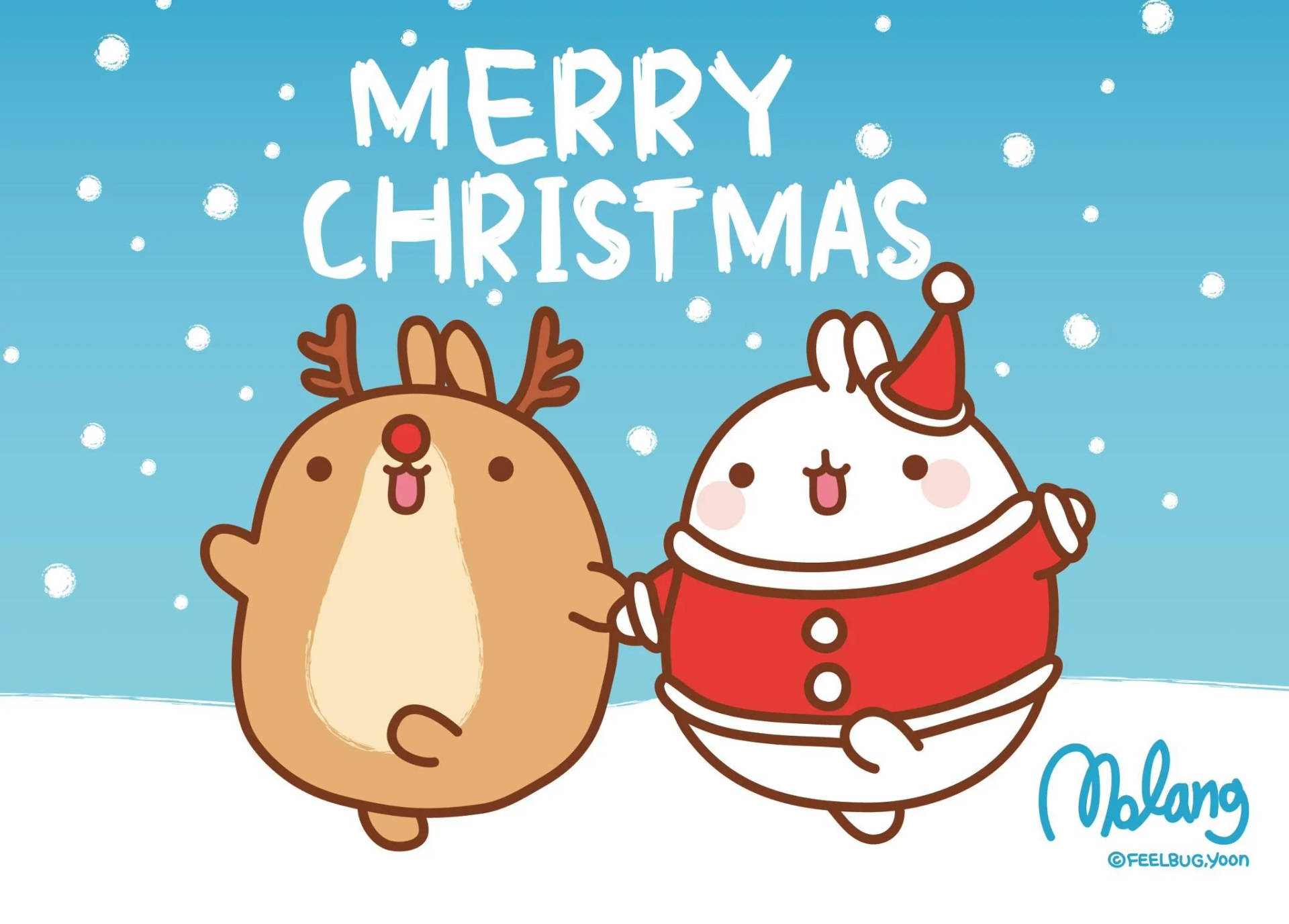 Cute Christmas Reindeer Wallpapers