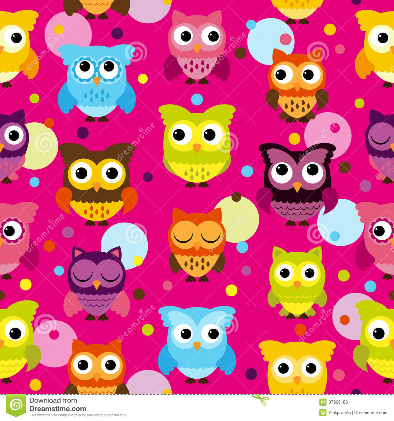 Cute Colorful Owl Wallpapers Wallpapers