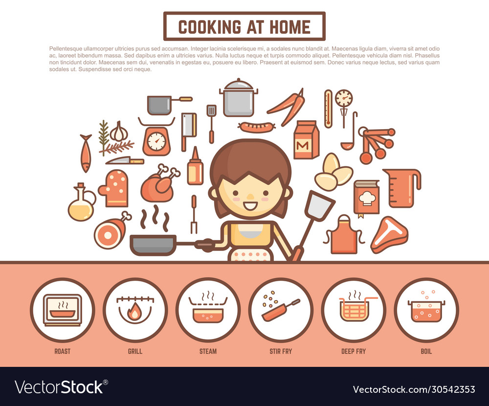 Cute Cooking Background