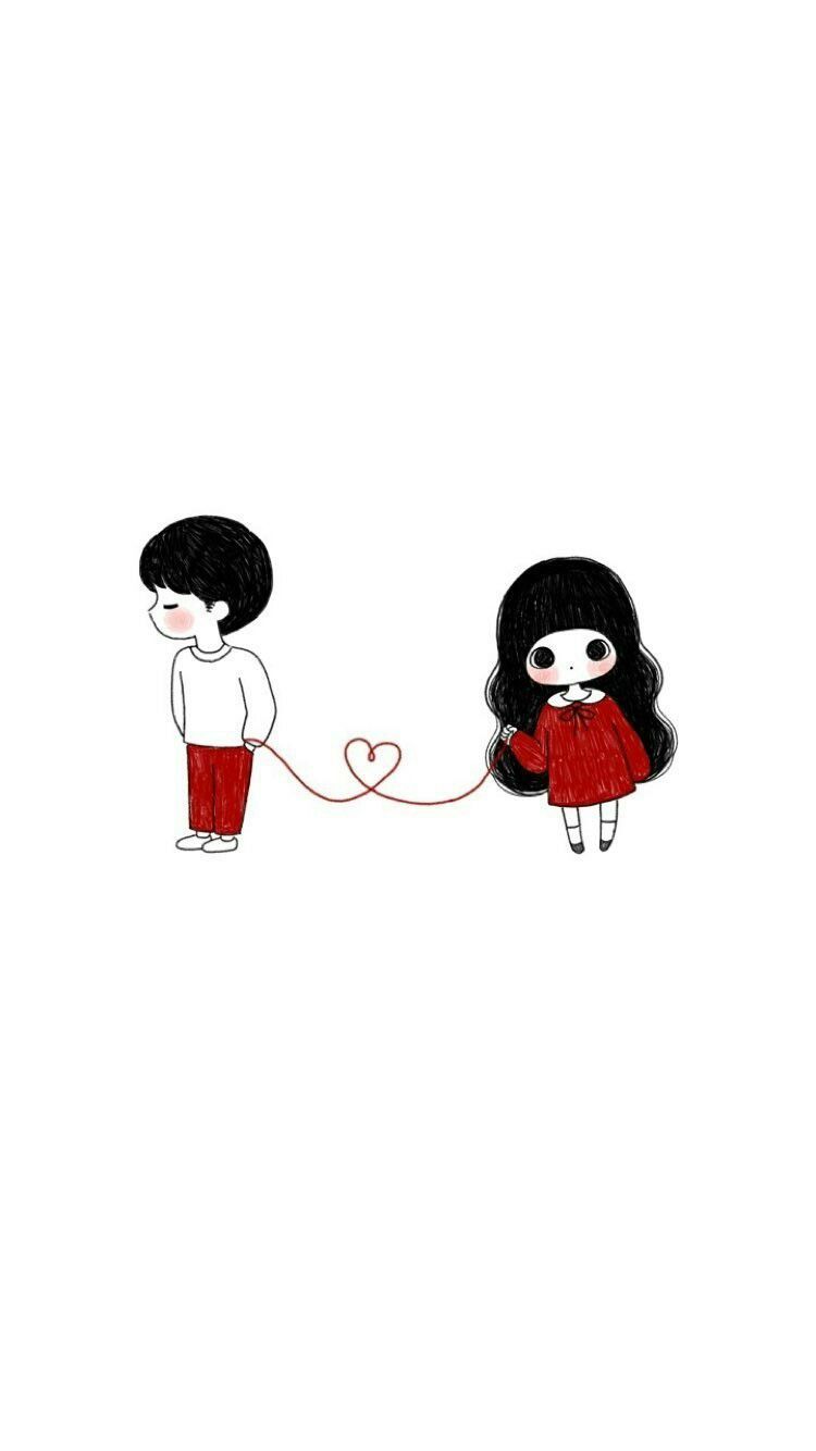 Cute Couple Art Wallpapers Wallpapers