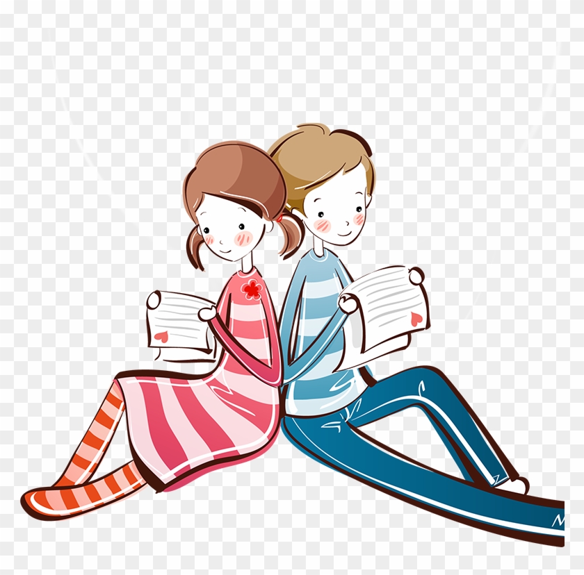 Cute Couple Drawing Wallpapers