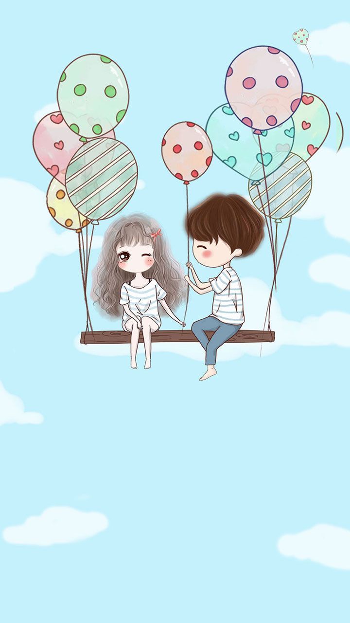 Cute Couple Drawing Wallpapers