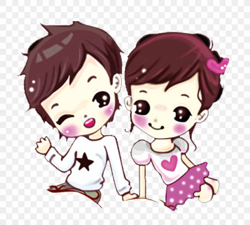 Cute Couples Cartoon Wallpapers