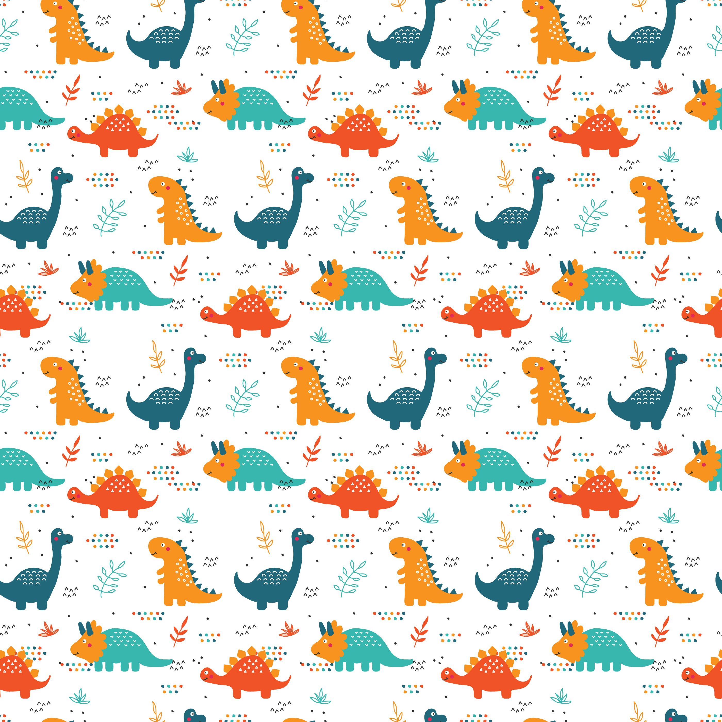 Cute Dinosaur Pattern Wallpapers