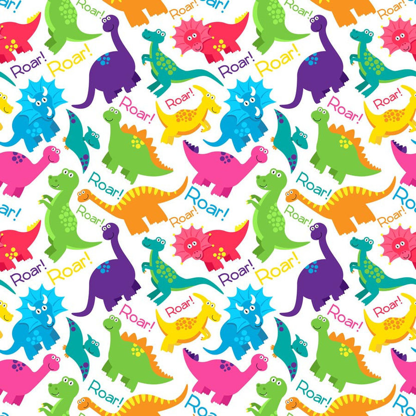 Cute Dinosaur Pattern Wallpapers