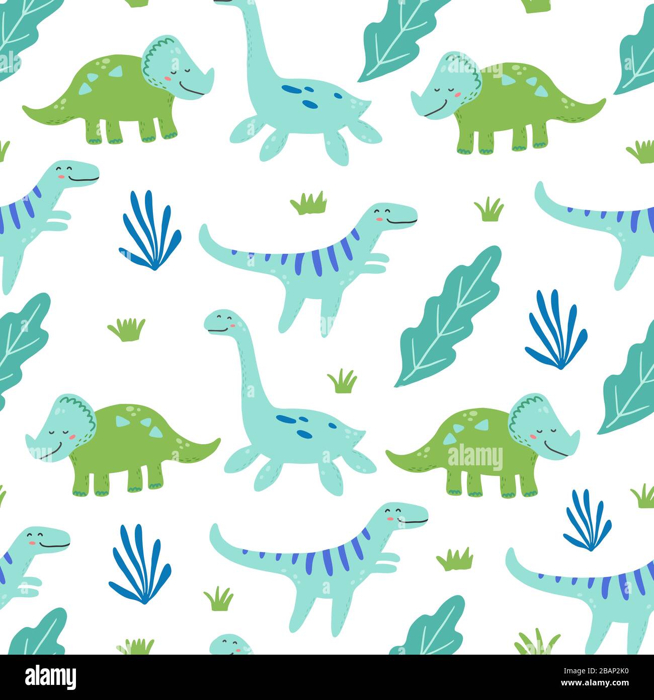 Cute Dinosaur Pattern Wallpapers