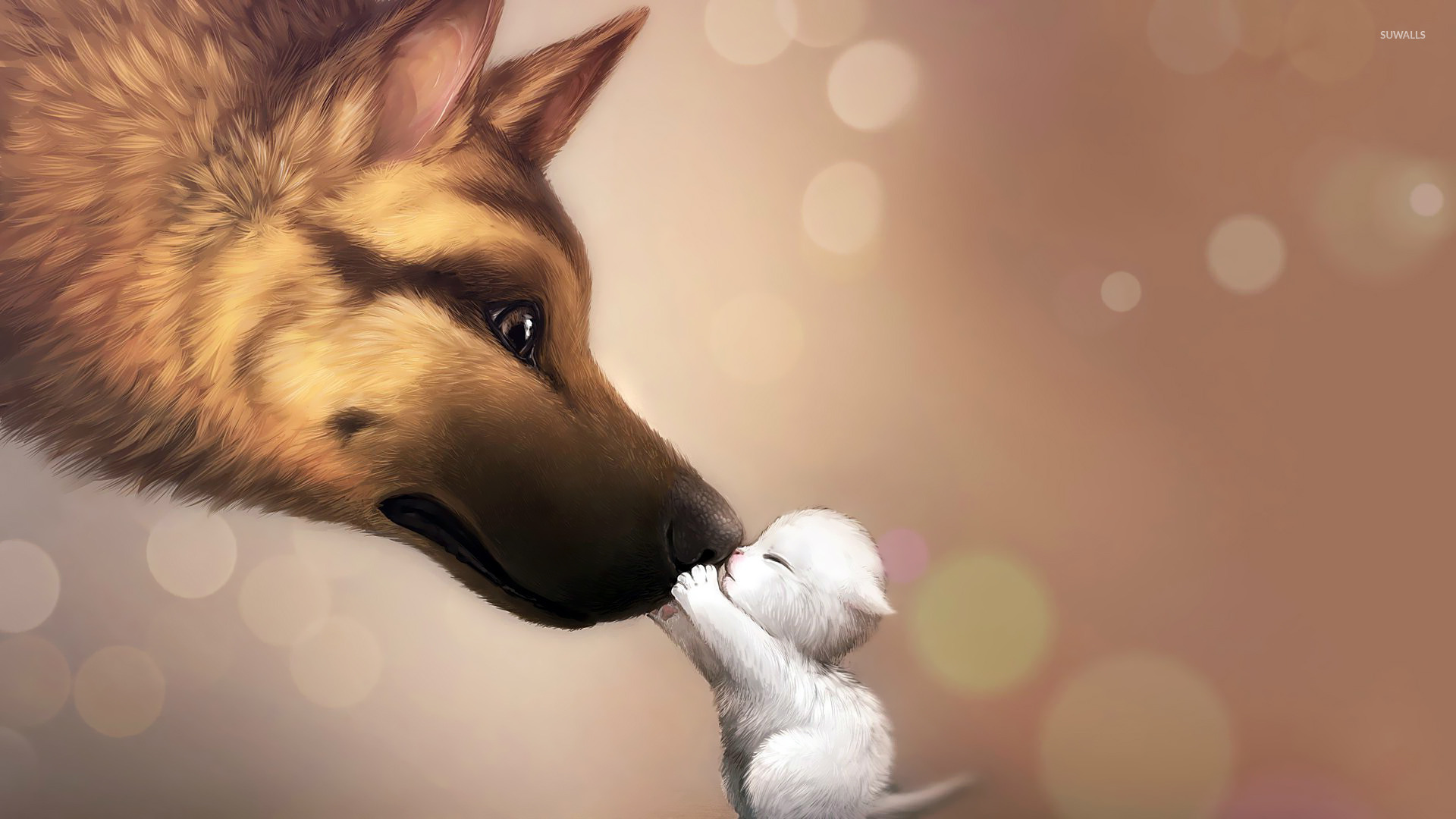 Cute Dog Art Wallpapers