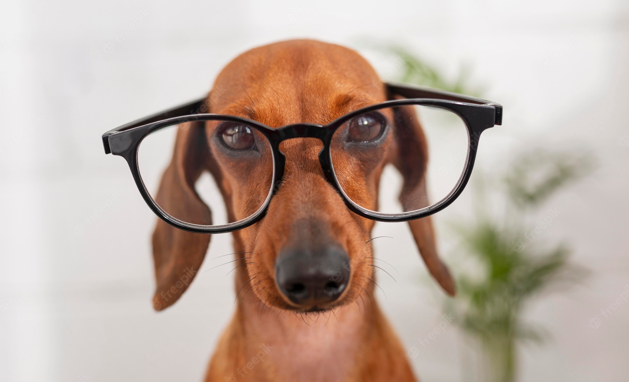 Cute Dogs With Glasses Wallpapers