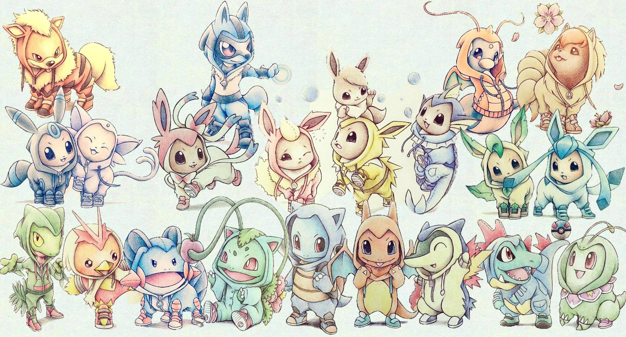 Cute Eeveelutions Wallpaper Wallpapers