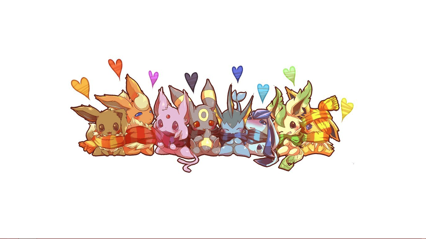 Cute Eeveelutions Wallpapers