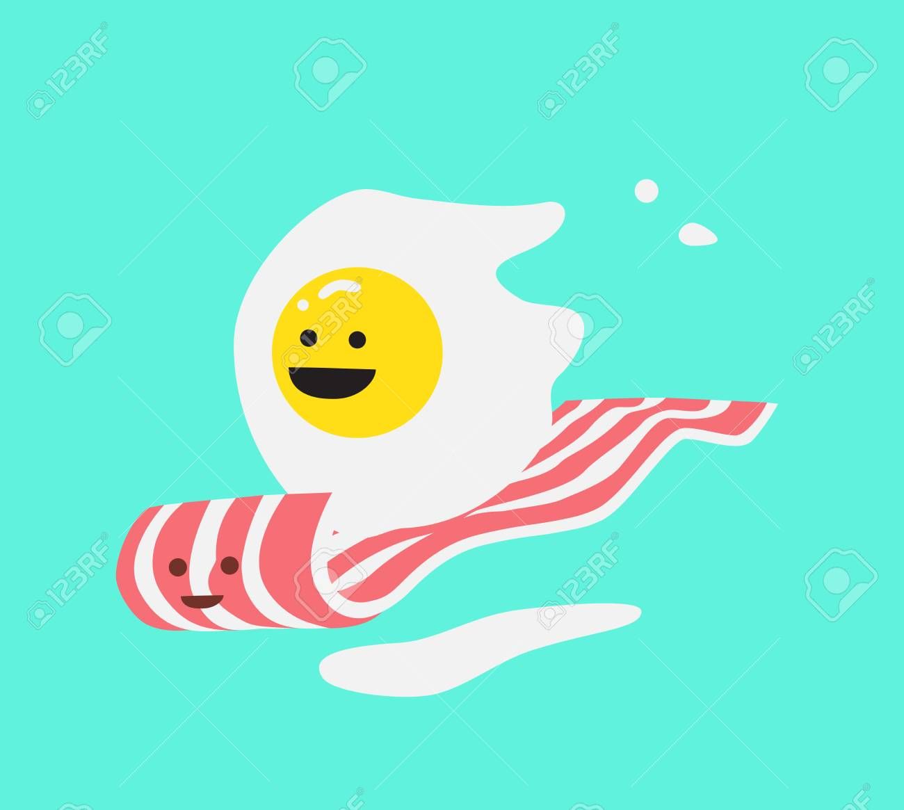 Cute Eggs And Bacon Wallpapers Wallpapers