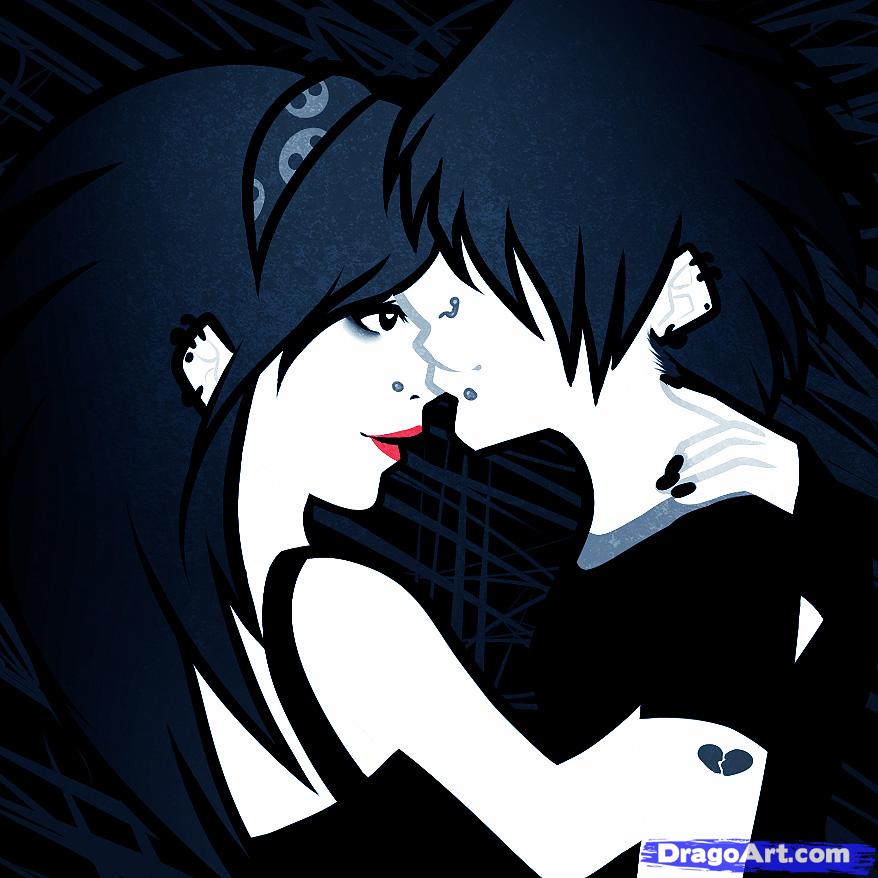 Cute Emo Anime Couples Wallpapers Wallpapers