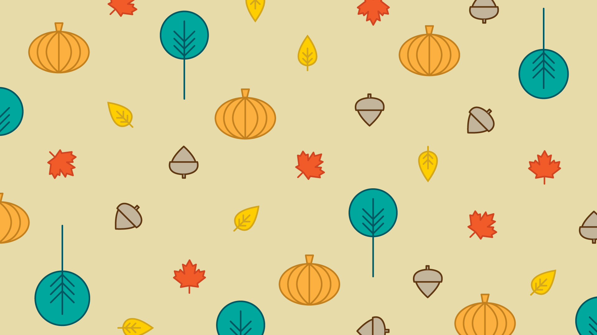 Cute Fall Cartoon Wallpapers