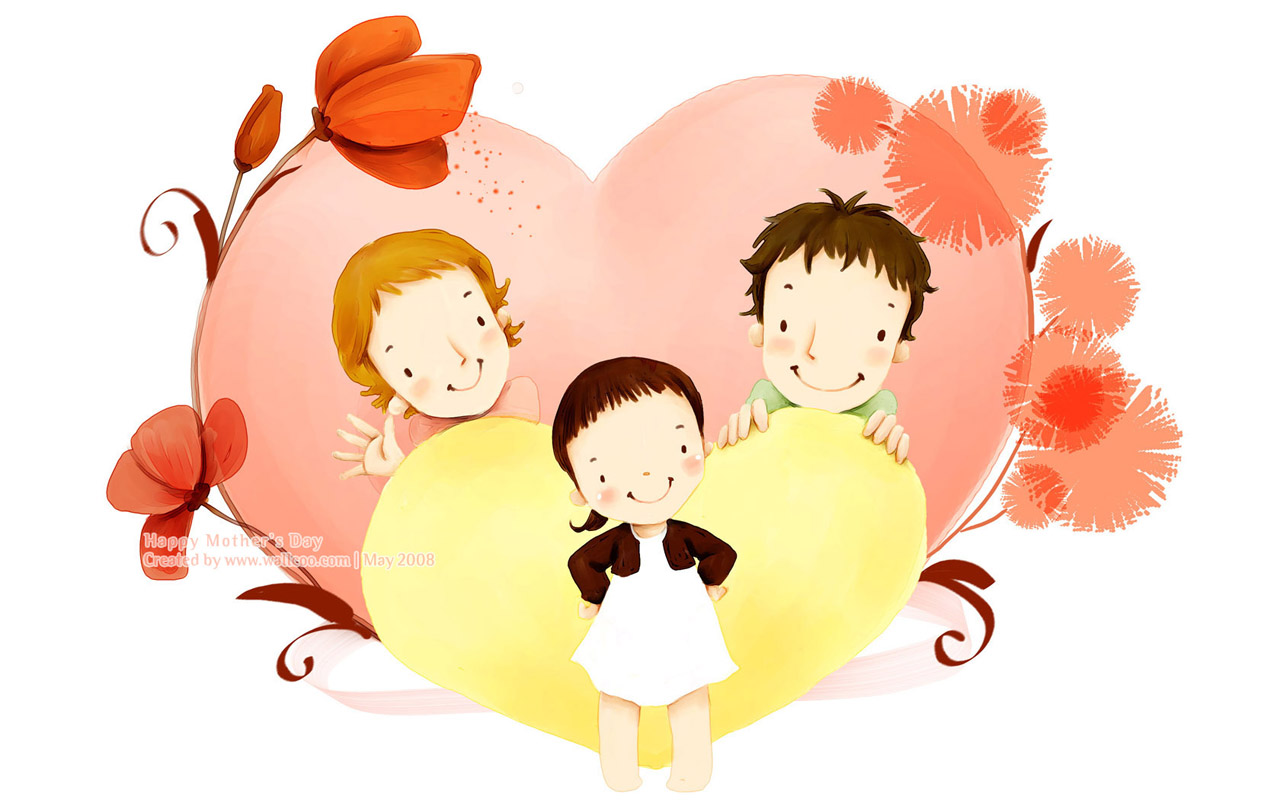 Cute Family Wallpapers