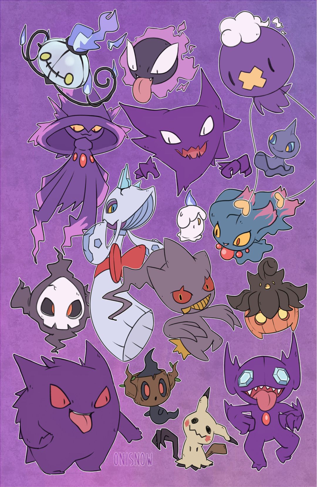 Cute Ghost Pokemon Wallpapers