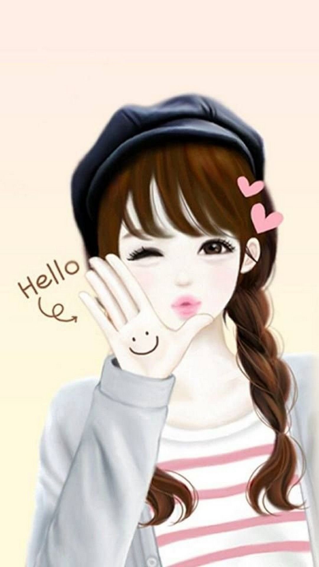 Cute Girl Drawings Wallpapers