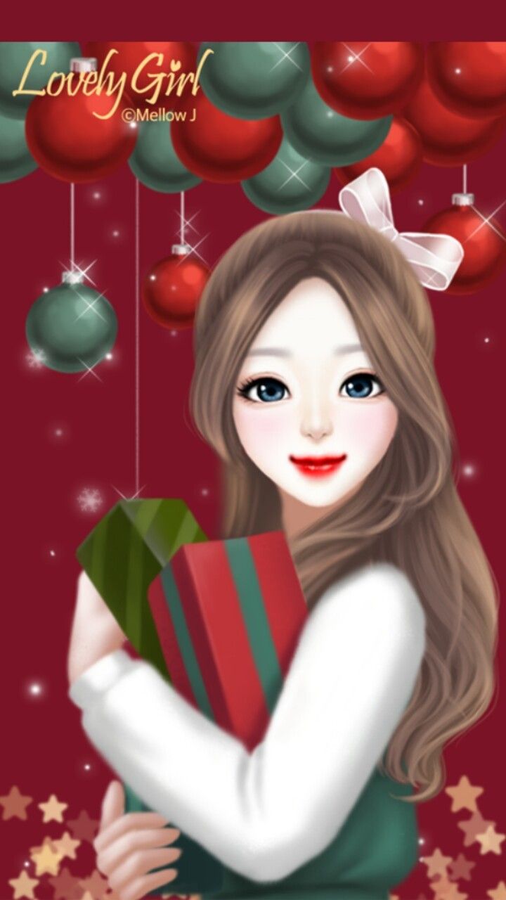 Cute Girls Christmas Wallpapers Wallpapers