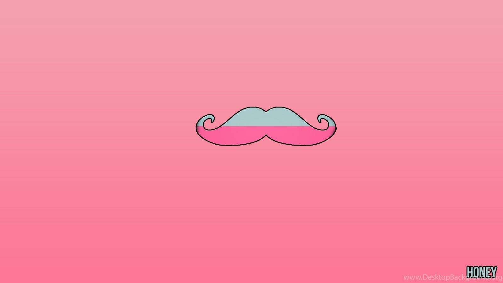 Cute Girly Mustache Wallpapers