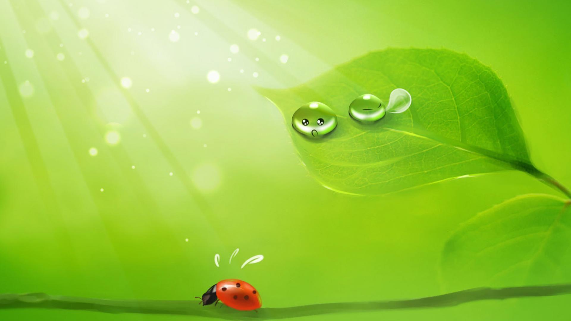 Cute Green Desktop Wallpaper Wallpapers