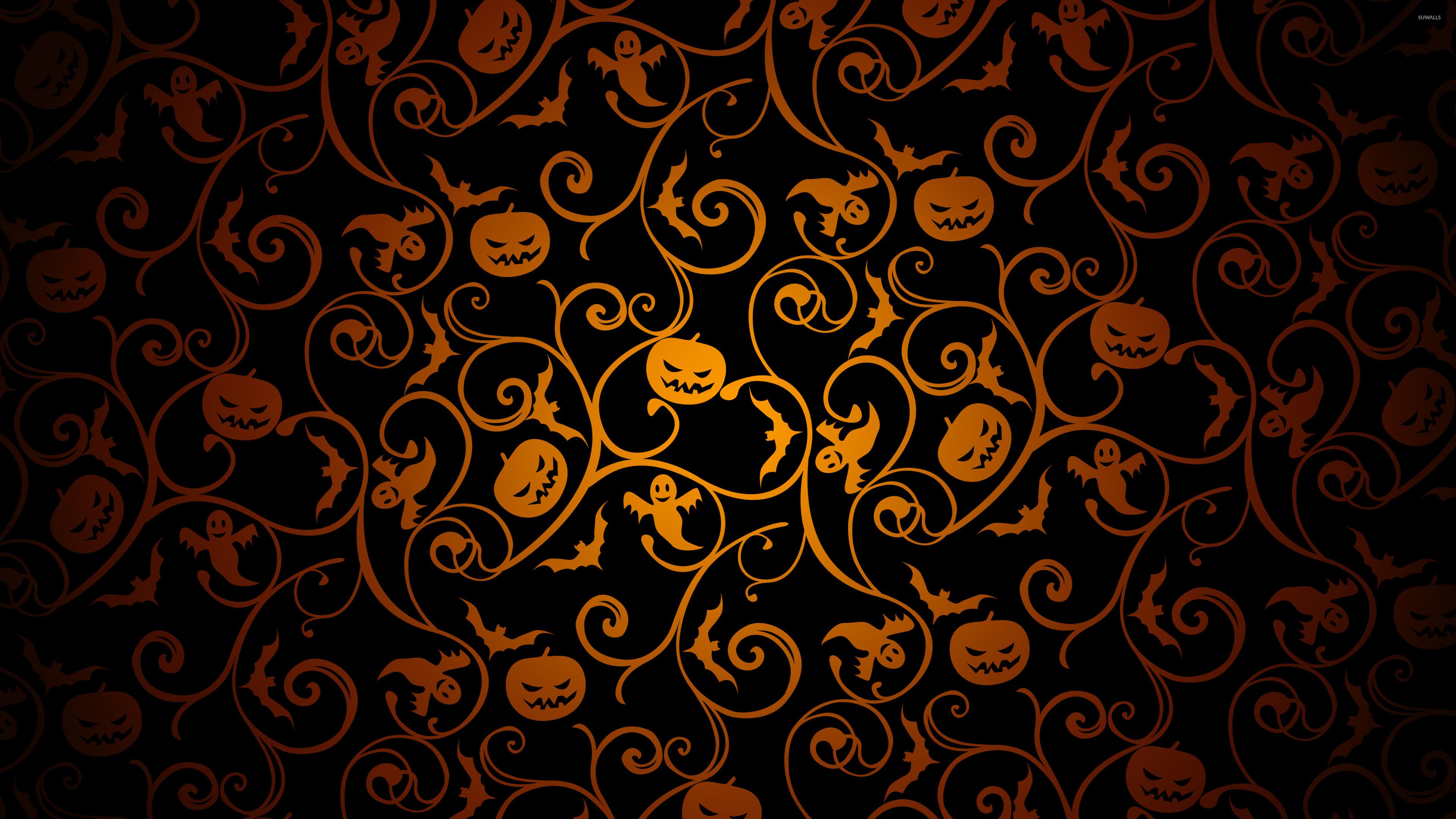 Cute Halloween Pattern Wallpapers
