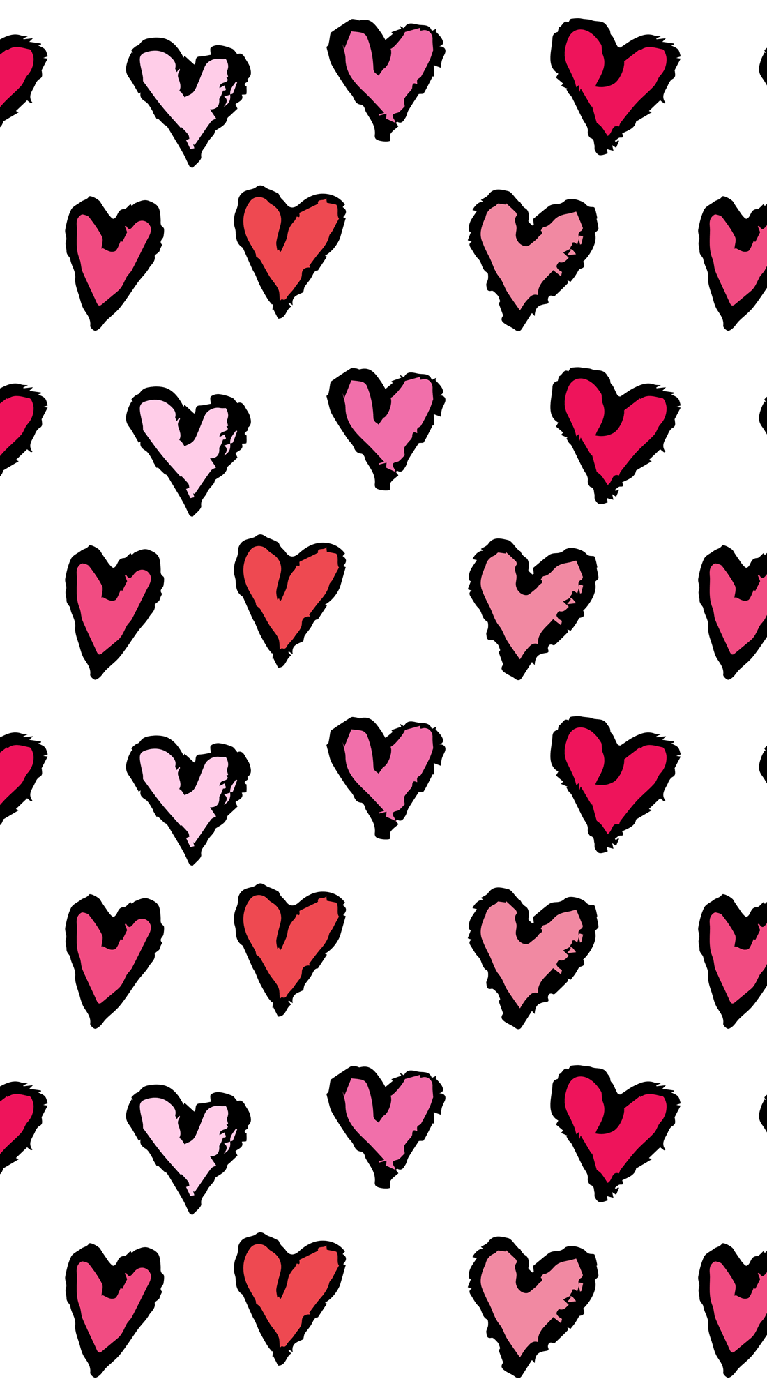 Cute Hearts Iphone Wallpapers