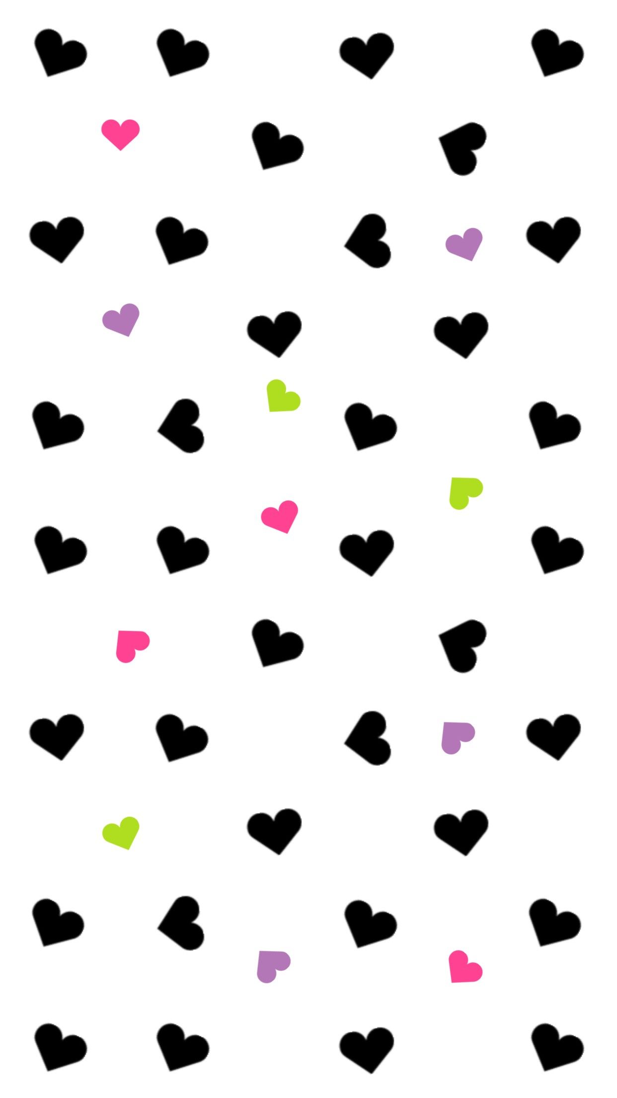 Cute Hearts Iphone Wallpapers