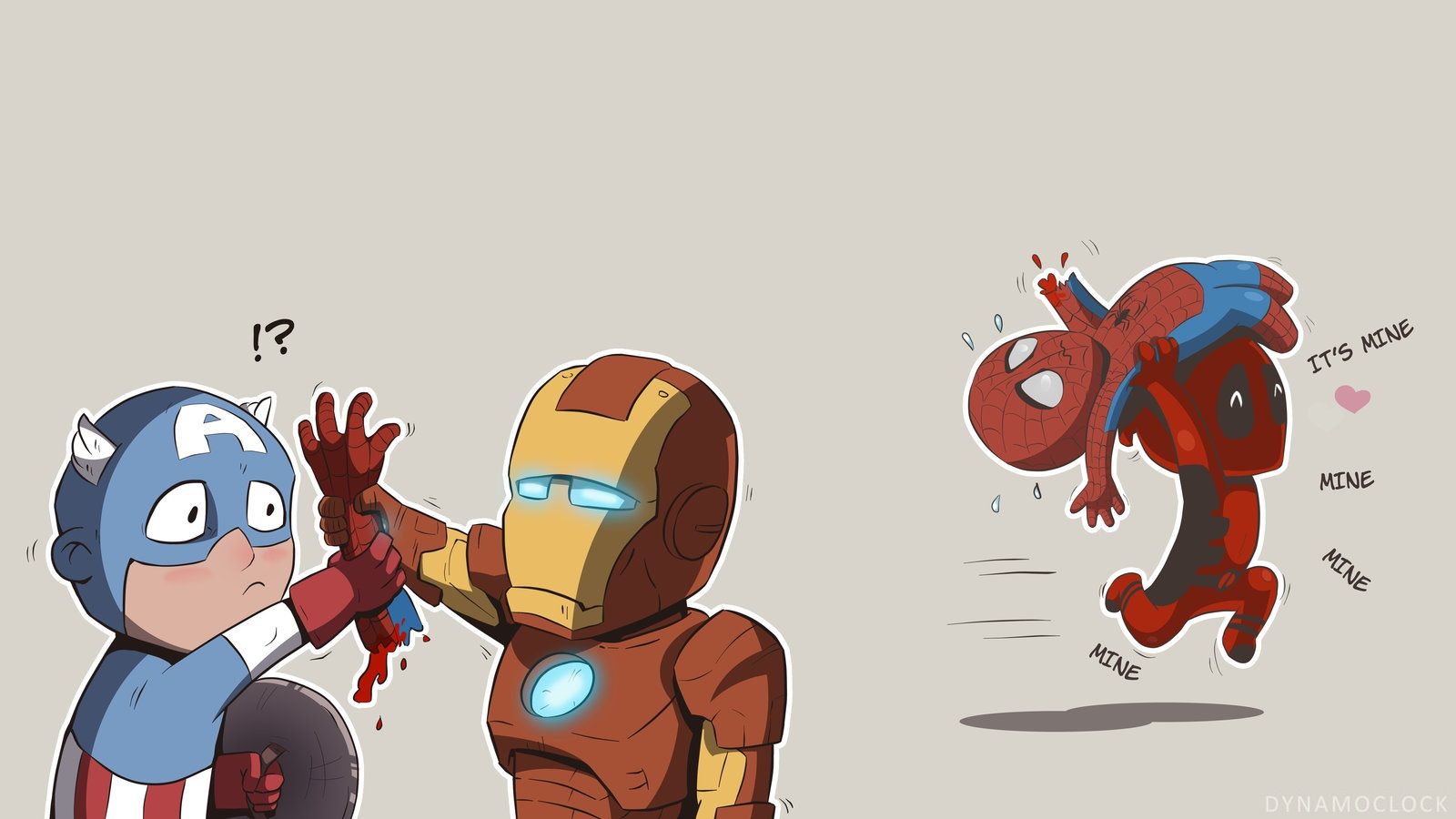 Cute Iron Man Cartoon Wallpapers