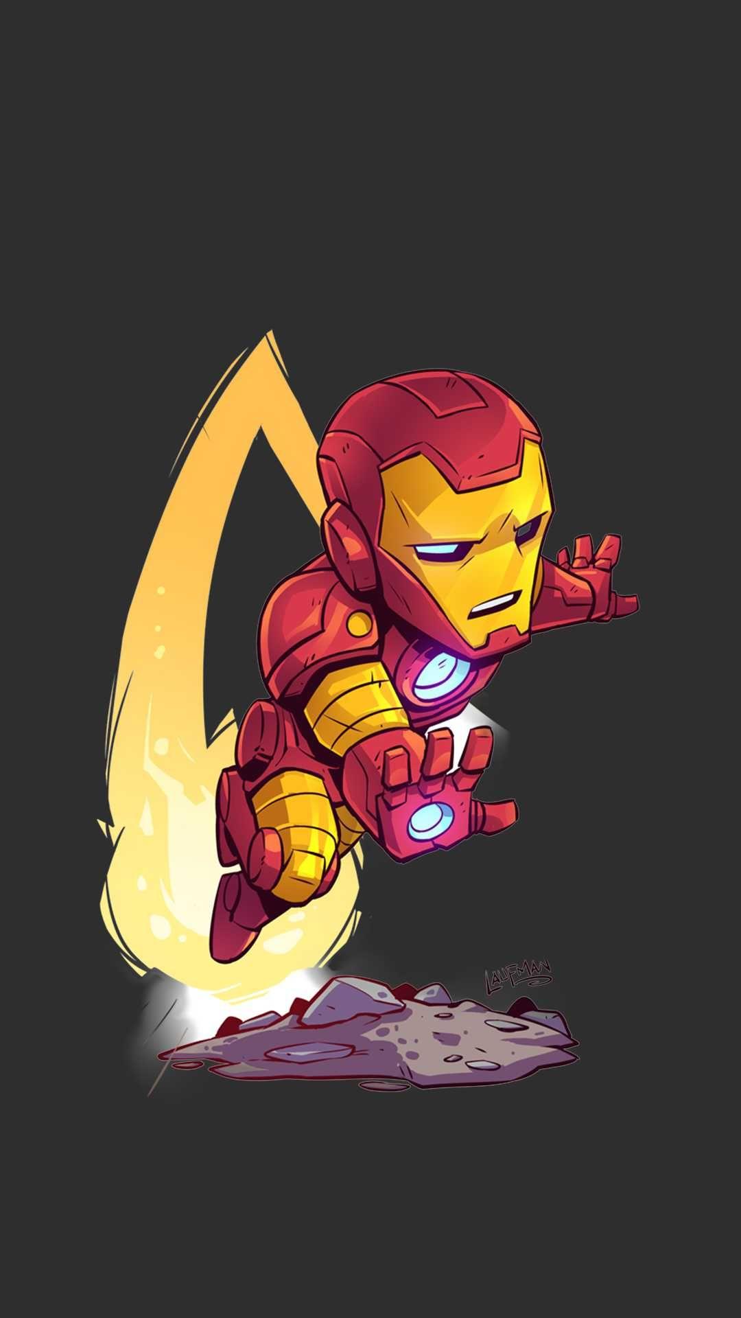 Cute Iron Man Cartoon Wallpapers